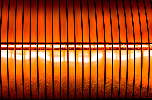 An electric heating element.